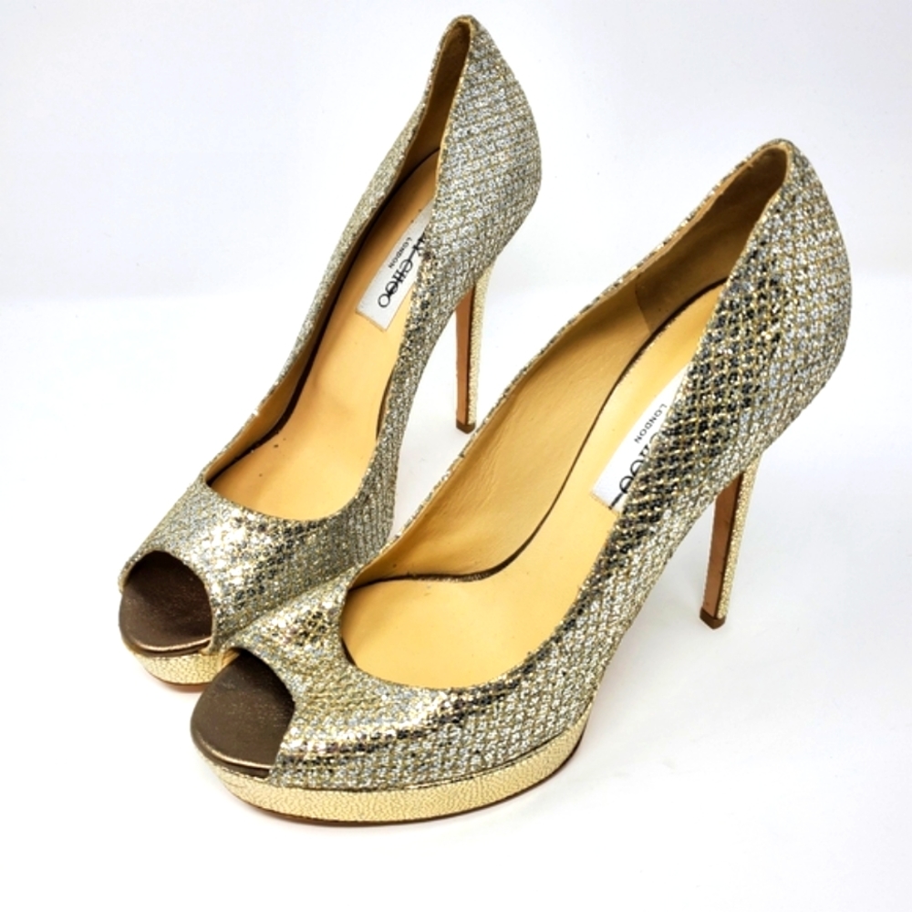 Jimmy Choo Champagne Pumps